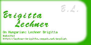 brigitta lechner business card